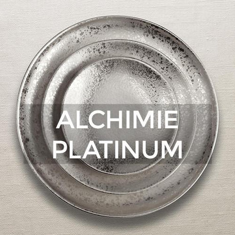 Alchimie Platinum Dinnerware by L&#39;Objet