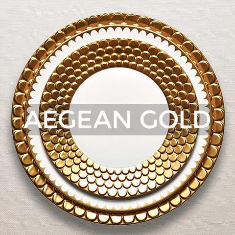 Aegean Gold Dinnerware by L&#39;Objet