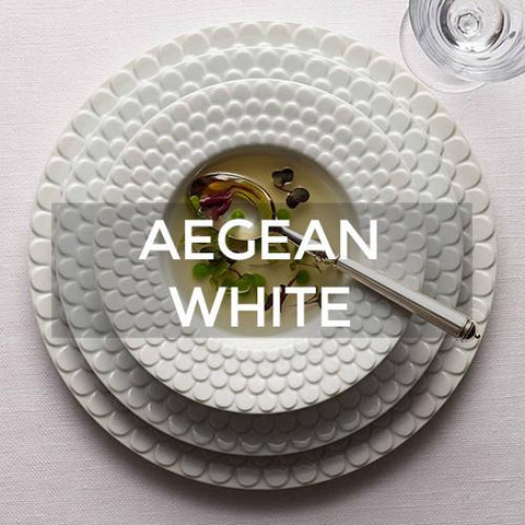 Aegean White Dinnerware by L&#39;Objet