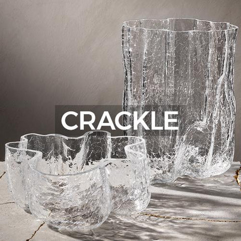 Kosta Boda: Crackle Collection by Asa Jungnelius