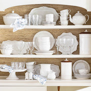 Juliska Berry and Thread Serveware Whitewash 12" Oval Serving Bowl cabinet