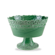Renaissance Green Stemmed Fruit Bowl, 8" by Arte Italica Dinnerware Arte Italica