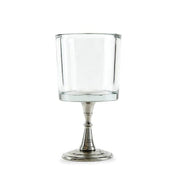 Tavola Glass and Pewter Vase, 6.5" by Arte Italica Arte Italica 