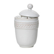 Juliska Le Panier Whitewash Ceramic Canister, 5.75"