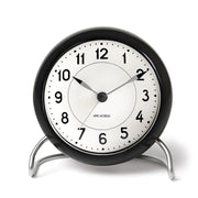 Station Alarm Clock, Black by Arne Jacobsen Rosendahl 