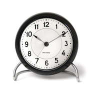 Station Alarm Clock, Black by Arne Jacobsen Rosendahl