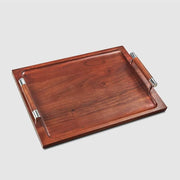 Mary Jurek Sierra Rectangular Acacia Wood Tray with Handles, 17" Mary Jurek Design