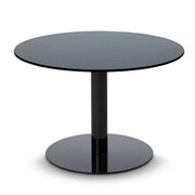 Tom Dixon Flash Circle Black Coffee Table, 23.5" x 12.6" h. Tom Dixon