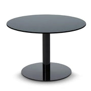 Tom Dixon Flash Circle Black Coffee Table, 23.5" x 12.6" h. Tom Dixon 