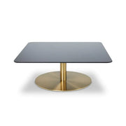 Tom Dixon Flash Square Brass Coffee Table, 31.5" x 12.6"h. Tom Dixon