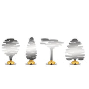 Alessi Bark Christmas Trees Steel Place Card Holders, Set of 4 Christmas Alessi Steel