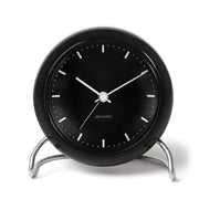 City Hall Alarm Clock, Black by Arne Jacobsen Rosendahl 
