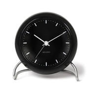 City Hall Alarm Clock, Black by Arne Jacobsen Rosendahl