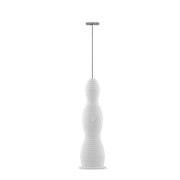 Pulcina Rechargeable Cordless Milk Frother, White by Michele de Lucchi for Alessi Espresso Maker Alessi 