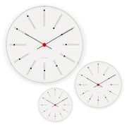 Banker's Wall Clock, White by Arne Jacobsen Rosendahl 
