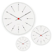 Banker's Wall Clock, White by Arne Jacobsen Rosendahl
