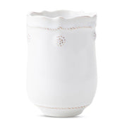 Juliska Berry and Thread Whitewash Ceramic Canister or Toothbrush Cup, 4.5"