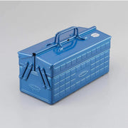 ST-350 Steel Cantilever Storage or Tool Box, 13.8" by Toyo Japan Toyo Japan Blue 