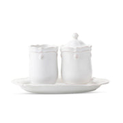 Juliska Berry and Thread Whitewash Ceramic Canister, 5.75"