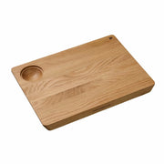 Fiskars Cookware Norden Oak Wood Cutting Board, Large, 9.8" x 13.8"