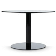 Tom Dixon Flash Circle Black Coffee Table, 23.5" x 12.6" h. Tom Dixon
