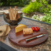 Mary Jurek Sierra Divided Acacia Wood Cheese and Charcuterie Tray with Knife, 13" Mary Jurek Design 
