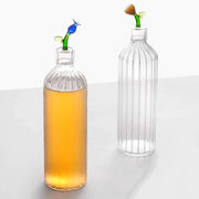 Both Botanica bottles in collection featuring Ichendorf Milano Botanica Optical Bottle Blue Flower 33.8 oz.