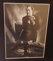 Vitra Personalities: Actor Helmut Berger Framed Photograph by Christian Coigny