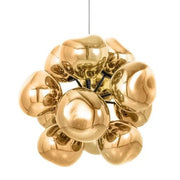 Melt Gold Burst LED Chandelier by Tom Dixon Lighting Tom Dixon 