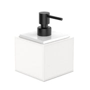 Decor Walther Brownie SSP Faux Leather Soap Dispenser Decor Walther Black Pump White 
