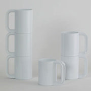 Heller Max Mug, 4.25" White by Massimo Vignelli