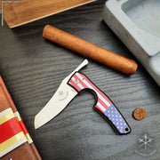 American Flag Cigar Cutter by Les Fines Lames France