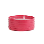 Heller Max Pink Salad Plate, 7.5" by Massimo Vignelli