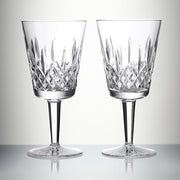 Lismore Large Water or Wine Goblet, 13.5 oz., Set of 2 by Waterford