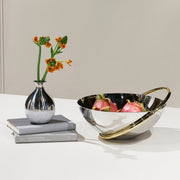 Anna New York Ring Fruit Serving Bowl, Stainless Steel