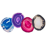 Pedra Agate Multicolor Coasters, Set of 4 by ANNA New York Coasters Anna Assorted 