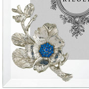 Silver Botanica with Capri Crystals Photo Frame by Olivia Riegel