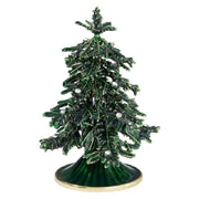 Green Enamel Christmas Tree by Olivia Riegel