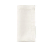 Hemstitch Napkin in White, Set of 4 by Kim Seybert