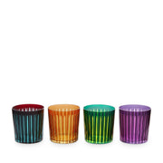 Prism Double Old Fashioned Glasses, Set of 4 by L'Objet