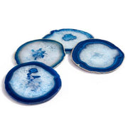Pedra Agate Multicolor Coasters, Set of 4 by ANNA New York Coasters Anna Azure 
