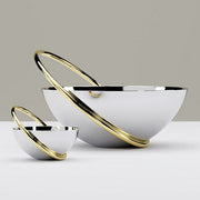 Anna New York Ring Fruit Serving Bowl, Stainless Steel