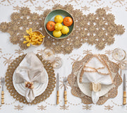 Flores Runner in Natural by Kim Seybert