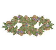 Paradiso Runner in Gold & Multi by Kim Seybert