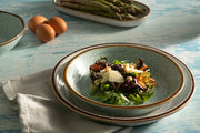 Rustic Blend White Stoneware Bowl 3" by Casa Alegre