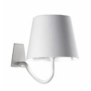 Poldina Pro Wall LED Rechargeable Lamp by Zafferano Zafferano White 