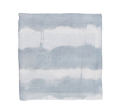 Watercolor Stripe Tablecloth in White, Blue & Gray 110" x 54" by Kim Seybert