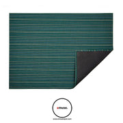 Chilewich: Tambour Ivy Green Woven Vinyl Rugs by Chilewich Chilewich 