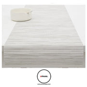 Chilewich: Rib Weave Woven Vinyl Table Runner, 14" x 72" Chilewich Birch