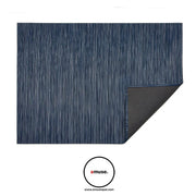 Chilewich: Rib Weave Woven Vinyl Indigo Blue Rugs by Chilewich Chilewich